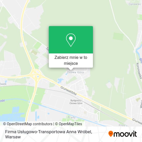 Mapa Firma Usługowo-Transportowa Anna Wróbel