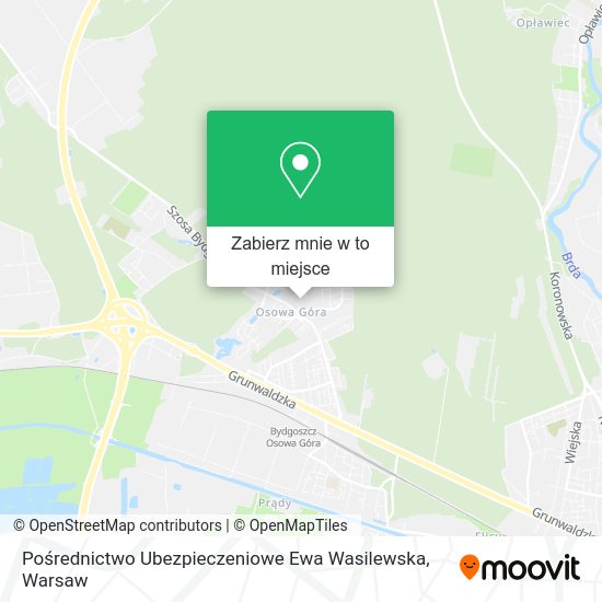 Mapa Pośrednictwo Ubezpieczeniowe Ewa Wasilewska