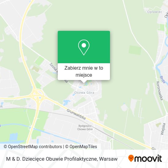 Mapa M & D. Dziecięce Obuwie Profilaktyczne