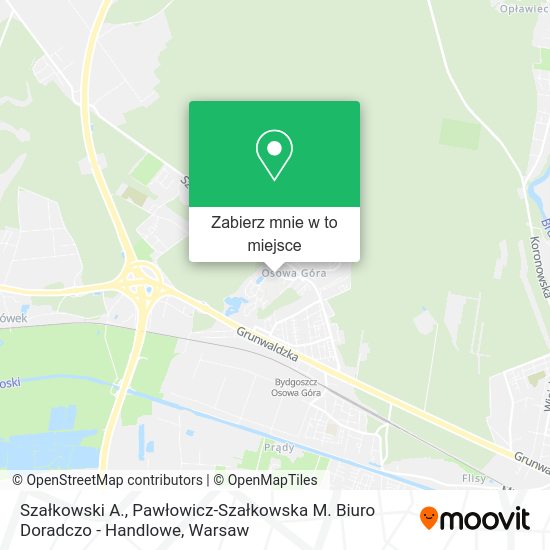 Mapa Szałkowski A., Pawłowicz-Szałkowska M. Biuro Doradczo - Handlowe