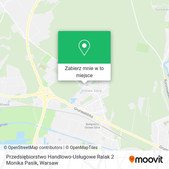 Mapa Przedsiębiorstwo Handlowo-Usługowe Ralak 2 Monika Pasik