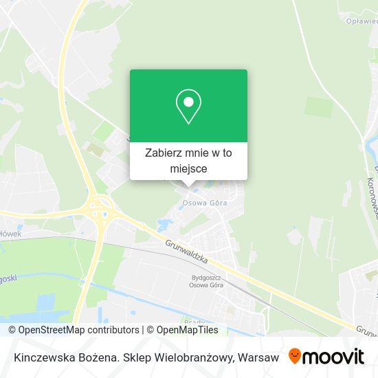 Mapa Kinczewska Bożena. Sklep Wielobranżowy