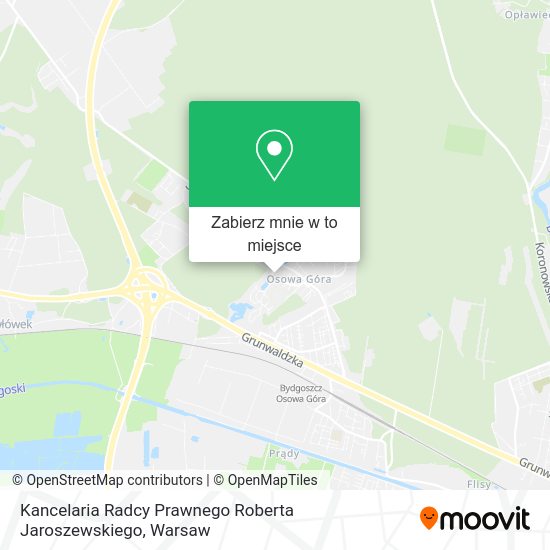 Mapa Kancelaria Radcy Prawnego Roberta Jaroszewskiego