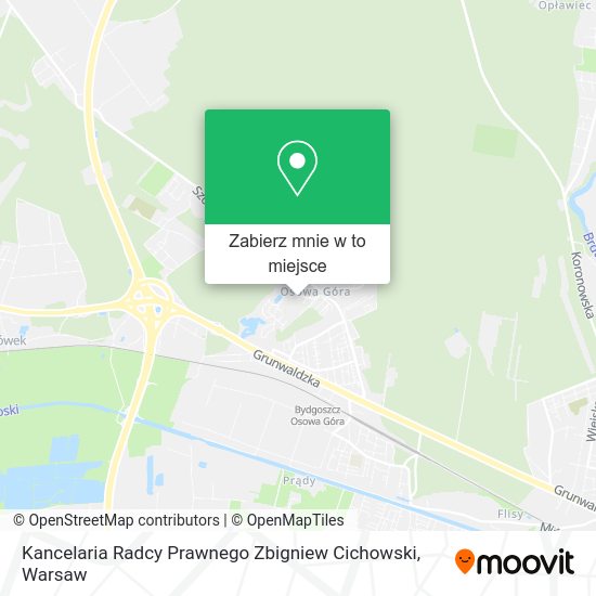 Mapa Kancelaria Radcy Prawnego Zbigniew Cichowski