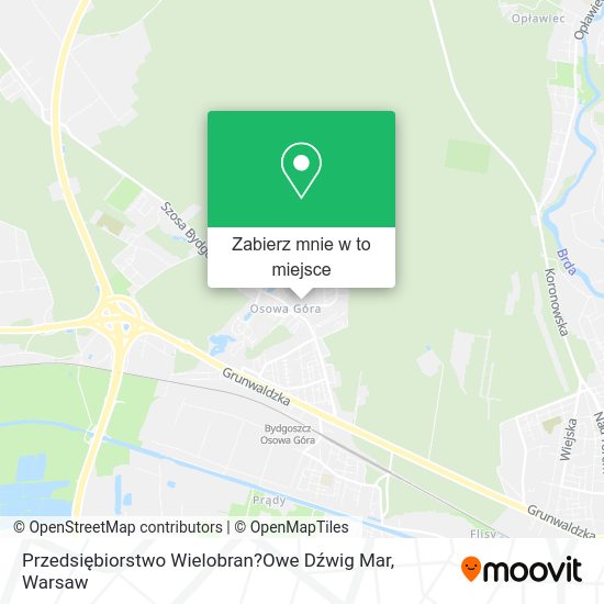 Mapa Przedsiębiorstwo Wielobran?Owe Dźwig Mar