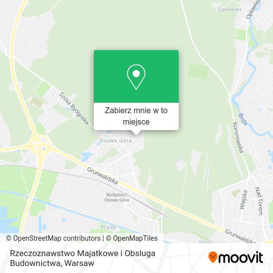 Mapa Rzeczoznawstwo Majatkowe i Obsluga Budownictwa