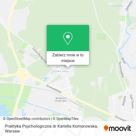 Mapa Praktyka Psychologiczna dr Kamilla Komorowska