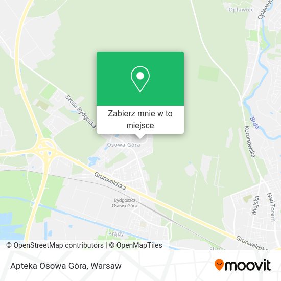 Mapa Apteka Osowa Góra