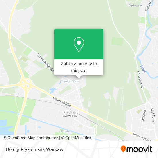 Mapa Usługi Fryzjerskie