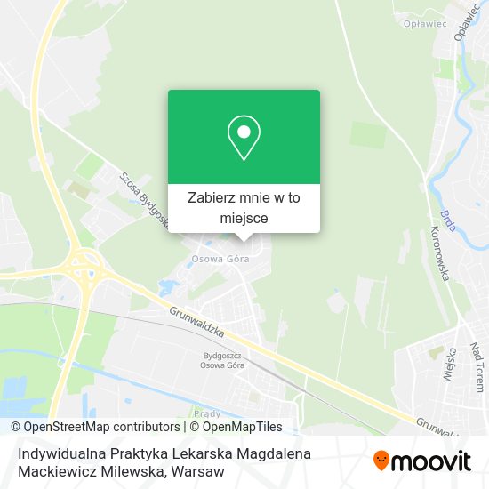 Mapa Indywidualna Praktyka Lekarska Magdalena Mackiewicz Milewska