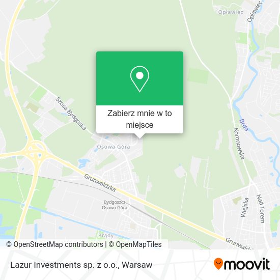 Mapa Lazur Investments sp. z o.o.