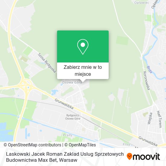 Mapa Laskowski Jacek Roman Zaklad Uslug Sprzetowych Budownictwa Max Bet