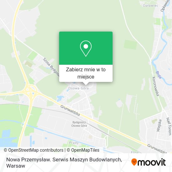 Mapa Nowa Przemysław. Serwis Maszyn Budowlanych