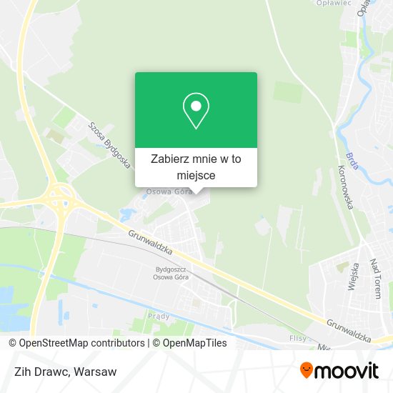 Mapa Zih Drawc