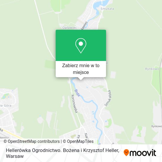 Mapa Hellerówka Ogrodnictwo. Bożena i Krzysztof Heller