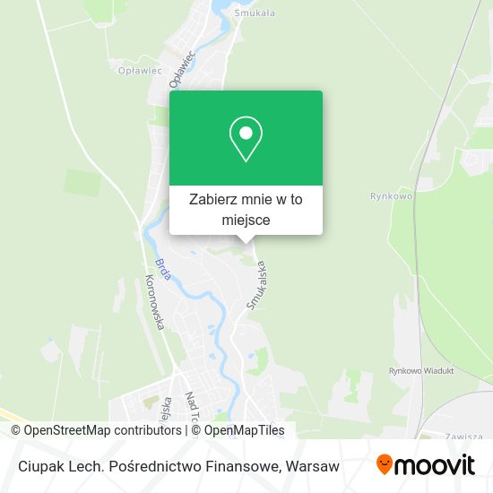 Mapa Ciupak Lech. Pośrednictwo Finansowe