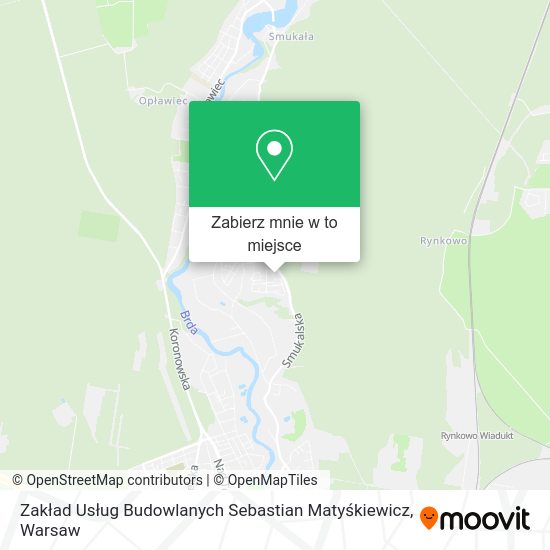 Mapa Zakład Usług Budowlanych Sebastian Matyśkiewicz