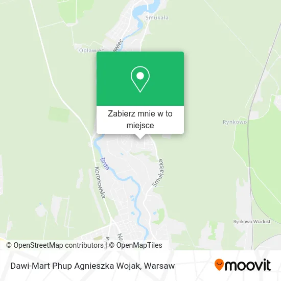 Mapa Dawi-Mart Phup Agnieszka Wojak