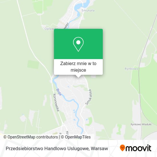 Mapa Przedsiebiorstwo Handlowo Uslugowe