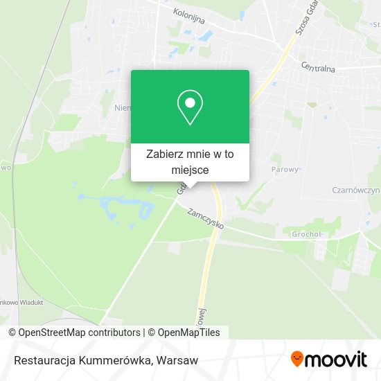 Mapa Restauracja Kummerówka