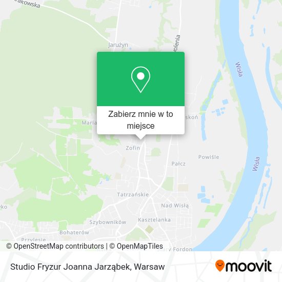 Mapa Studio Fryzur Joanna Jarząbek