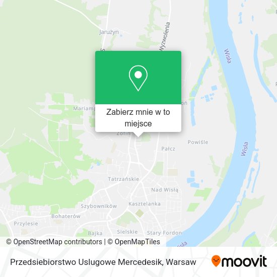 Mapa Przedsiebiorstwo Uslugowe Mercedesik