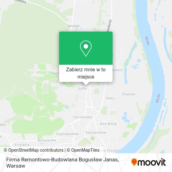 Mapa Firma Remontowo-Budowlana Bogusław Janas