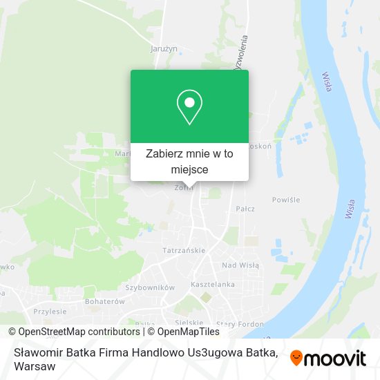 Mapa Sławomir Batka Firma Handlowo Us3ugowa Batka