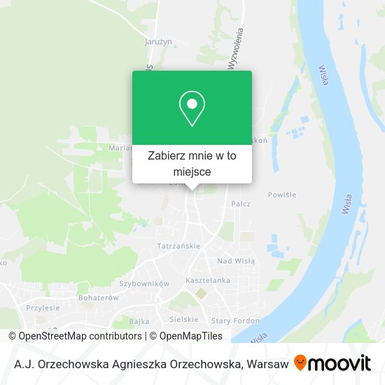 Mapa A.J. Orzechowska Agnieszka Orzechowska