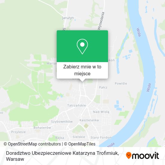 Mapa Doradztwo Ubezpieczeniowe Katarzyna Trofimiuk