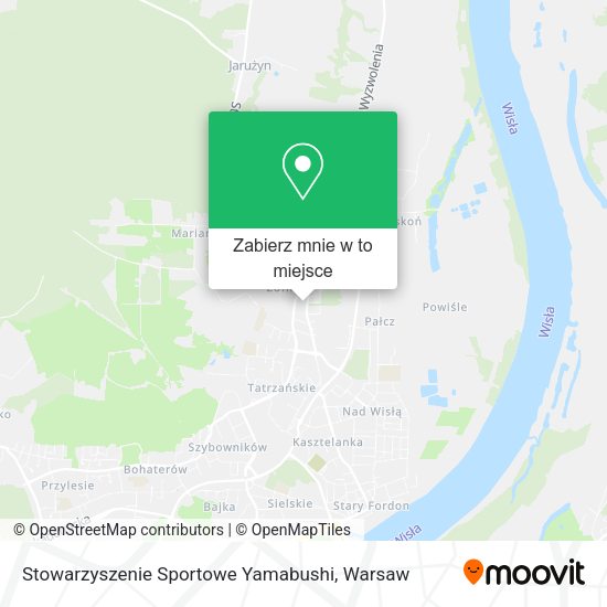 Mapa Stowarzyszenie Sportowe Yamabushi