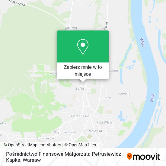 Mapa Pośrednictwo Finansowe Małgorzata Petrusiewicz Kapka