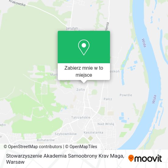 Mapa Stowarzyszenie Akademia Samoobrony Krav Maga