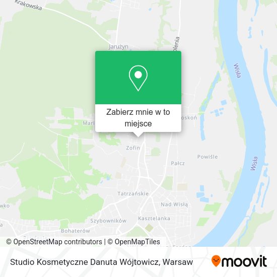 Mapa Studio Kosmetyczne Danuta Wójtowicz