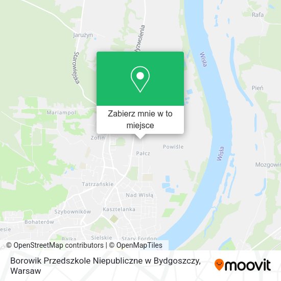 Mapa Borowik Przedszkole Niepubliczne w Bydgoszczy