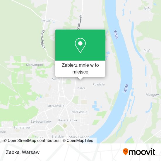 Mapa Zabka