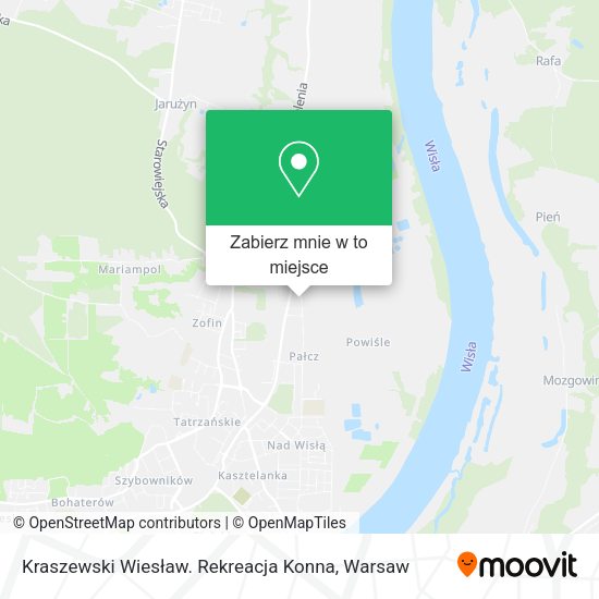 Mapa Kraszewski Wiesław. Rekreacja Konna