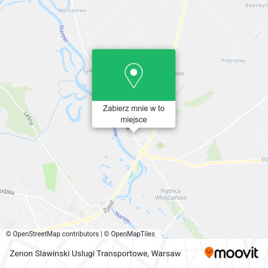 Mapa Zenon Slawinski Uslugi Transportowe