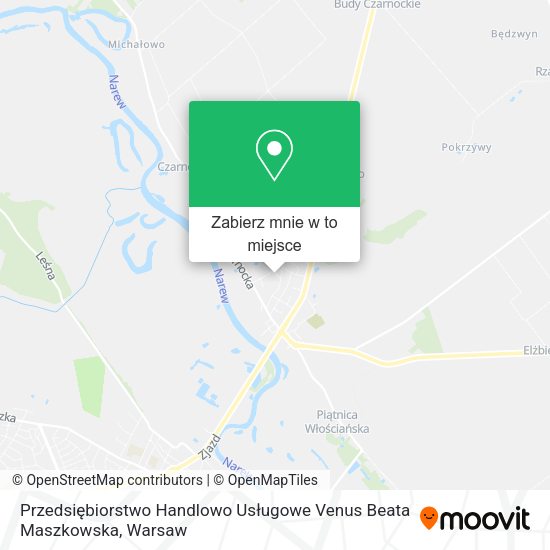 Mapa Przedsiębiorstwo Handlowo Usługowe Venus Beata Maszkowska