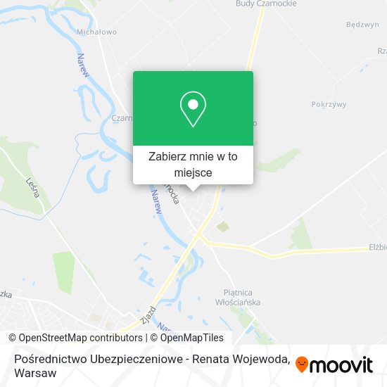 Mapa Pośrednictwo Ubezpieczeniowe - Renata Wojewoda