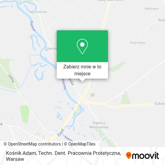 Mapa Kośnik Adam, Techn. Dent. Pracownia Protetyczna