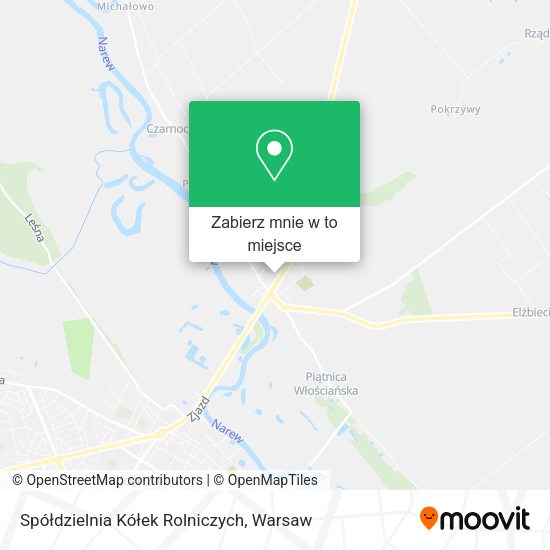 Mapa Spółdzielnia Kółek Rolniczych