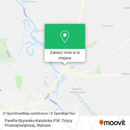 Mapa Parafia Rzymsko-Katolicka P.W. Trójcy Przenajświętszej