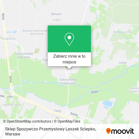 Mapa Sklep Spozywczo Przemyslowy Leszek Sciepko