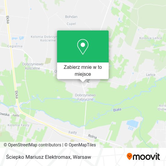 Mapa Ściepko Mariusz Elektromax