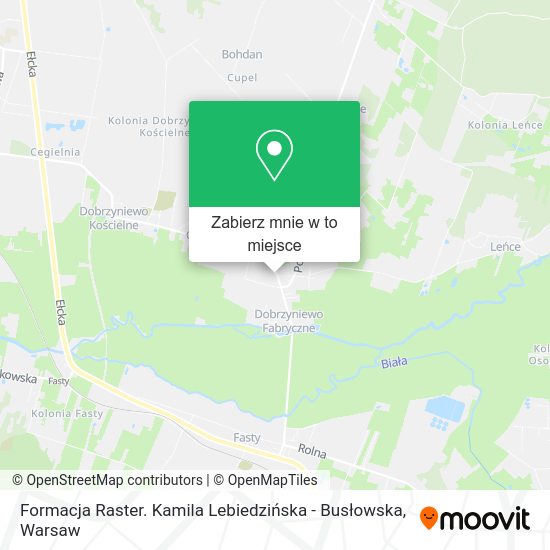 Mapa Formacja Raster. Kamila Lebiedzińska - Busłowska