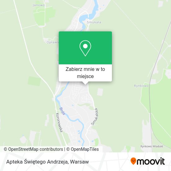 Mapa Apteka Świętego Andrzeja