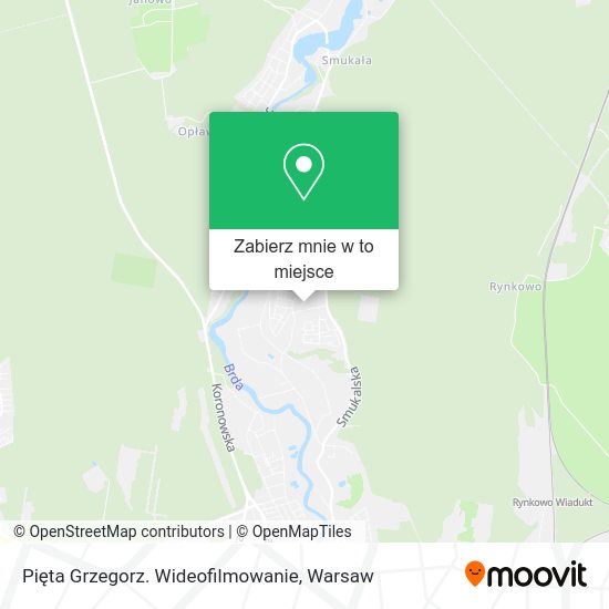 Mapa Pięta Grzegorz. Wideofilmowanie