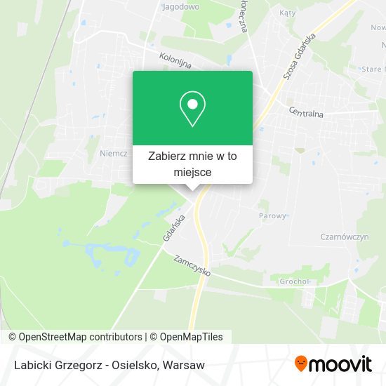 Mapa Labicki Grzegorz - Osielsko