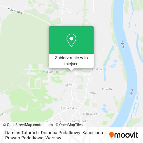 Mapa Damian Tataruch. Doradca Podatkowy. Kancelaria Prawno-Podatkowa